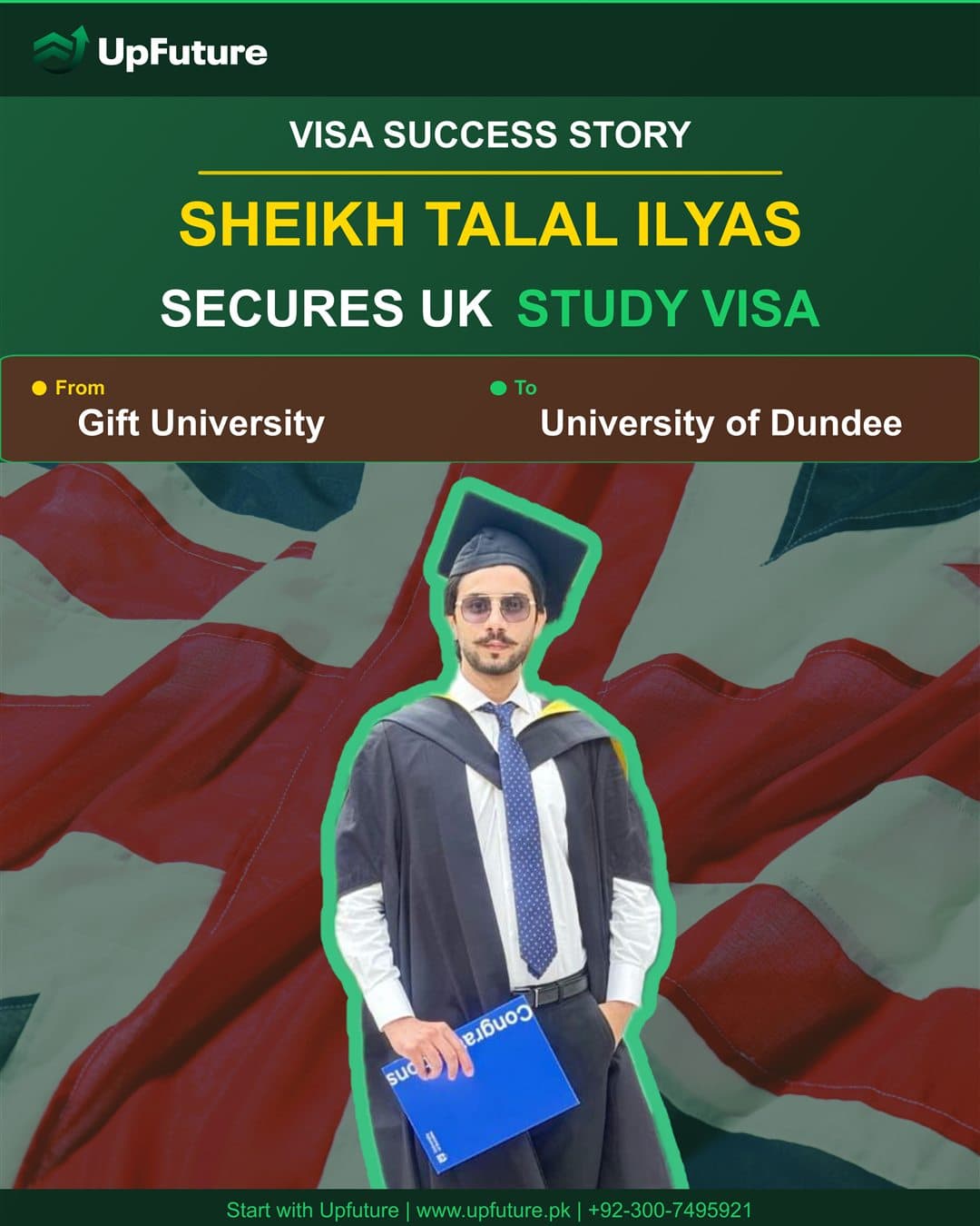 Sheikh Talal Ilyas visa success story