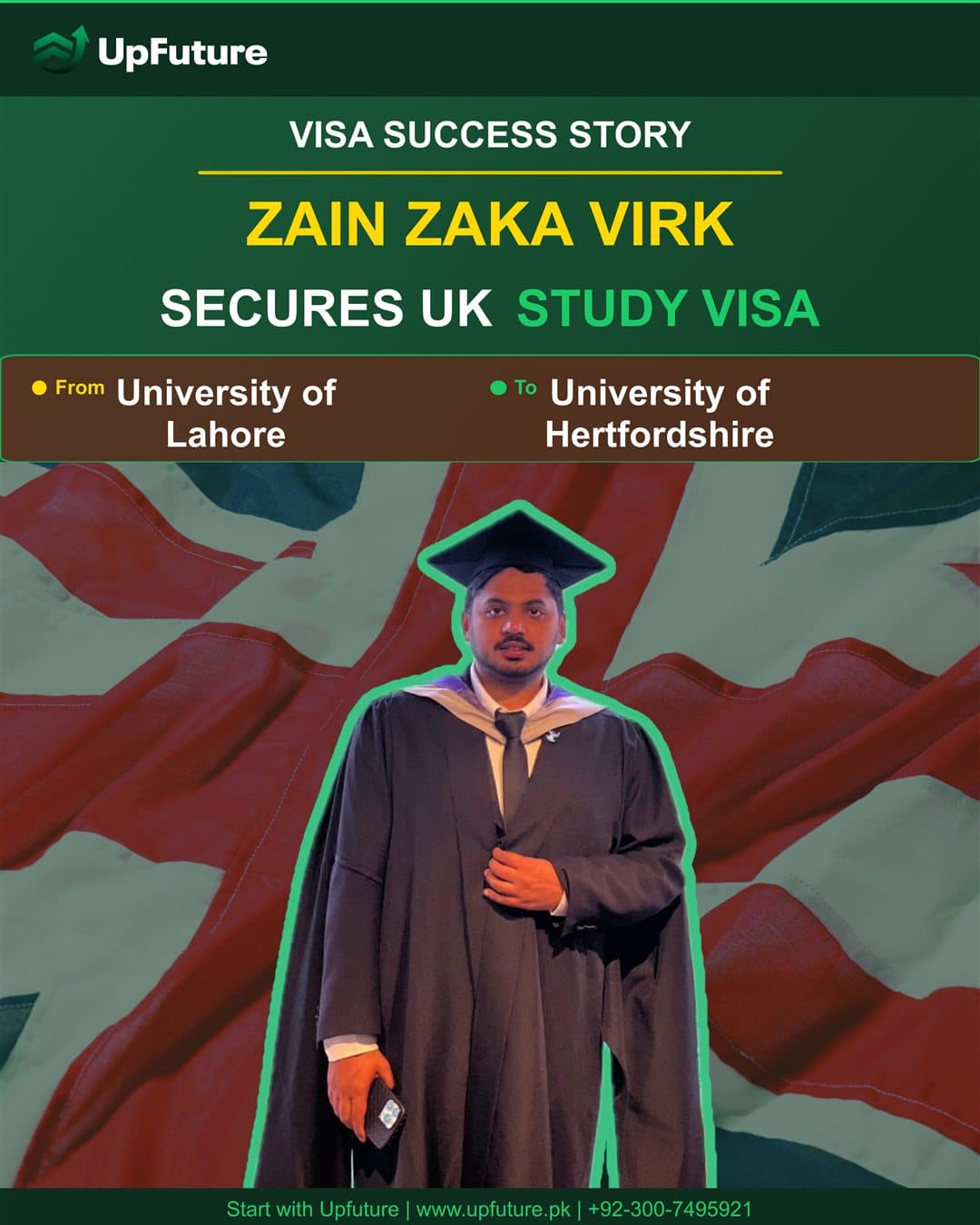 Zain Zaka Virk visa success story